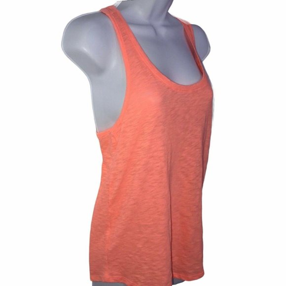 Athleta Orange Peach Lightweight Racerback Tank XS - Picture 2 of 5